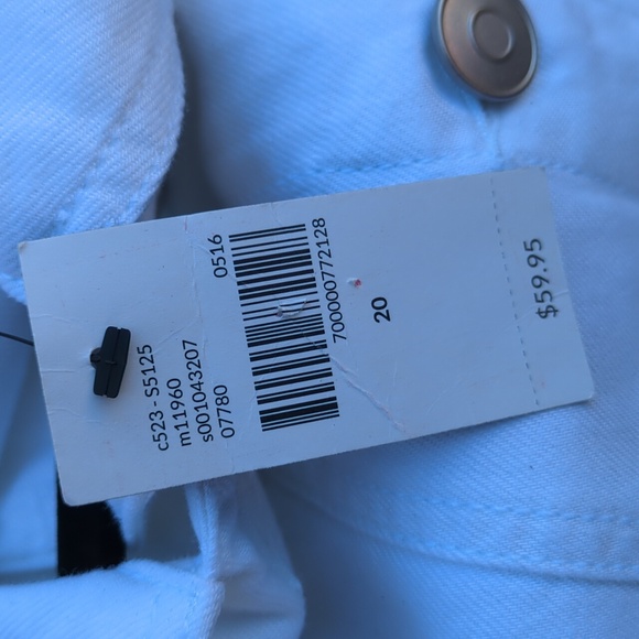 Lane Bryant white denim vest, Size 20, NEW W/ TAG - Picture 10 of 10